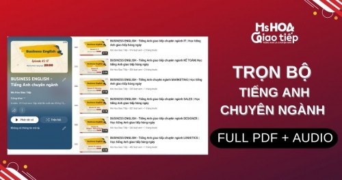Trọn bộ tiếng Anh chuyên ngành full PDF + AUDIO 
