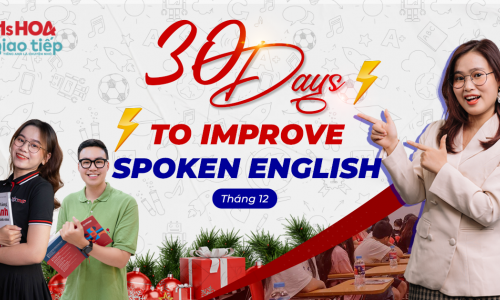 Thử thách 30 ngày luyện nói tiếng Anh lưu loát như người bản xứ