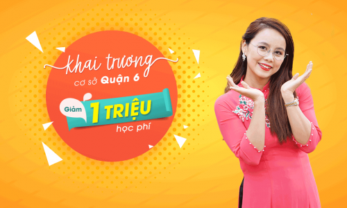 Tưng bừng khai trương cơ sở số 10 tại Kinh Dương Vương, Hồ Chí Minh - TẶNG NGAY 1 TRIỆU học phí 