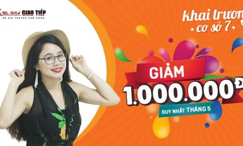 Tưng bừng khai trương cơ sở 56 Vũ Trọng Phụng, Hà Nội - giảm ngay 1.000.000đ