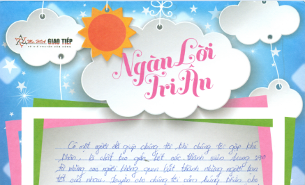 Trần Lê Quỳnh Trang - S90 - Có một người đã giúp chúng tôi khi gặp khó khăn, là người truyền cho chúng tôi cảm hứng khiến cho việc học giao tiếp không còn khó khăn nữa. Người ấy đã giúp chúng tôi bước đi trên lộ trình đầu tiên và đang đồng hành cùng chúng