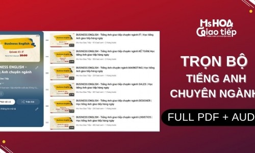 Trọn bộ tiếng Anh chuyên ngành full PDF + AUDIO 