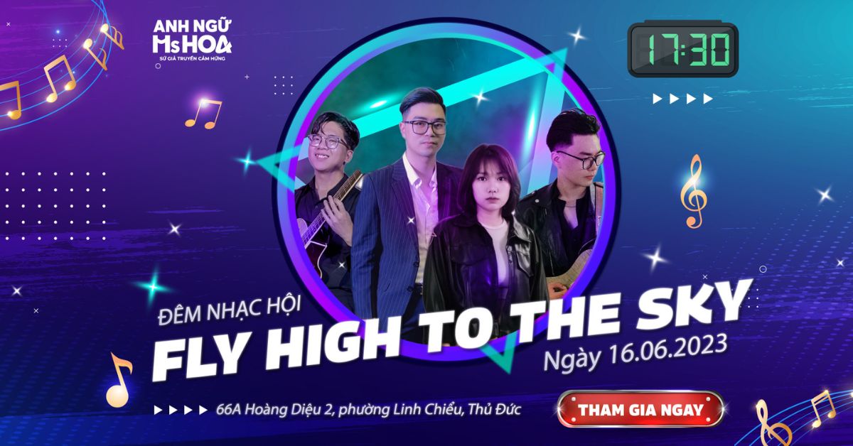 Tăng 100 vé VIP tham gia đại nhạc hội: FLY HIGH TO THE SKY