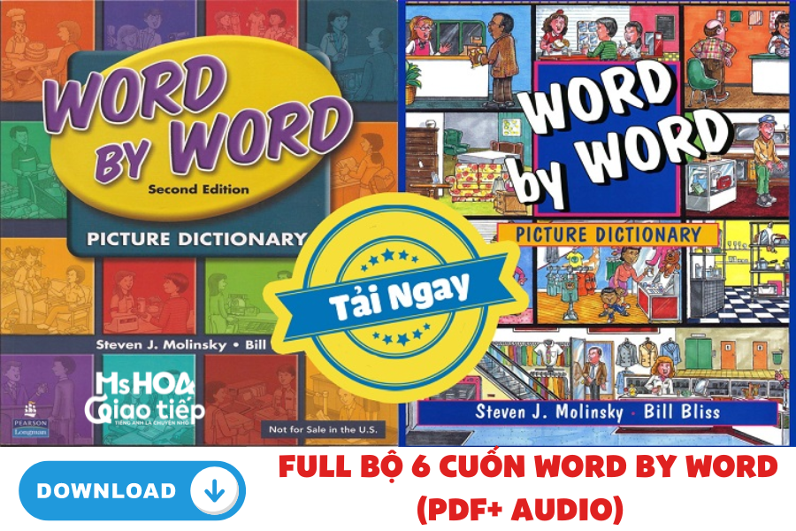 [NEW] TRỌN BỘ 6 CUỐN WORD BY WORD PICTURE DICTIONARY (FULL PDF + AUDIO)