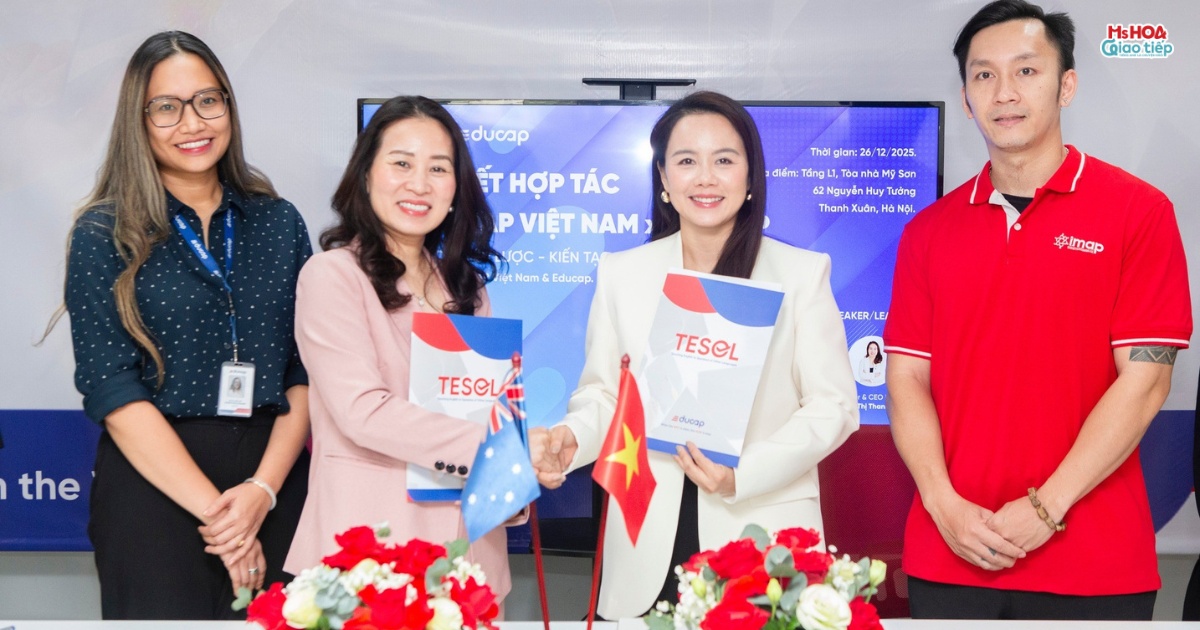 IMAP Việt Nam & Educap ký kết MOU | Đào tạo TESOL chuẩn quốc tế tại Việt Nam