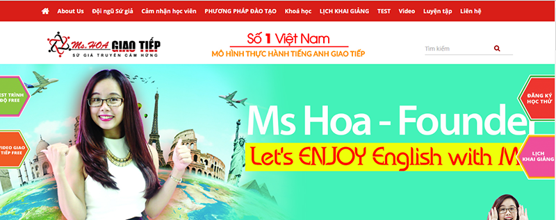Học tiếng anh trực tuyến miễn phí với Ms Hoa Giao tiếp
